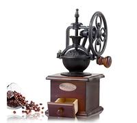 YUEHUA Moulin à café, moulin à café manuel, moulin à café rétro en bois et fonte