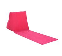 Yuehuamech Beach Reclining Lounger Sun Lounger Portable Leisure Inflatable Beach Mat Foldable Waterproof Flocking Back-Rest for Indoor Outdoor Home Camping