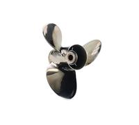 YueJay Hélice Hors-Bord Marine en Acier Inoxydable, adaptée aux Moteurs 35-60 CV, 11 5/8 x 12, 11 5/8 x 13, 11 5/8 x 14, 13 Dents(11 5-8X12)