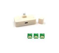 YueJay Puce de réinitialisation de réservoir d'encre S2101 SC23MB S13S210125 for imprimante SC-F170 F170(Resetter W 3 Chip)