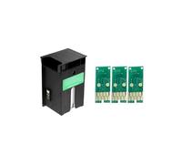 YueJay Réinitialiseur de réservoir d'encre T6711 for imprimantes 3620DWF, 3640DTWF, 7110DTW, 7610DWF, 7620DTWF, 7715DWF, 7710DWF, 7720DTWF et 7721DTWF(B-Tank and 3PC Chip)