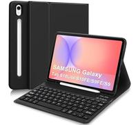 YUEJIDZ Étui Clavier pour Samsung Galaxy Tab S10 Lite/S10 FE 2025/S9 FE 10.9"/S9 11" 2023, [AZERTY] Étui de Protection pour Clavier Amovible avec Porte-Stylo, Noir