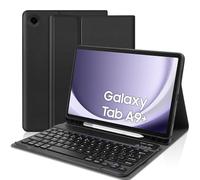 YUEJIDZ Étui de clavier pour Samsung Galaxy Tab А9 Plus 2023 11 pouces, QWERTY espagnol, sans fil, amovible, avec porte-stylo pour Samsung А9 +