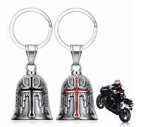 YueJieSelected Biker Bell, cloche du Guardian, Rouge + noir., taille unique