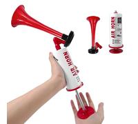 yuejuhe Corne de Brume Manuelle, Klaxon Air Portable Sécurité (Rouge)