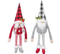 YUEKOPOU Accessoires pour Cheveux de Noël, Pinces à Rideaux Christmas Character Curtain Buckle Multiple Styles(Red/Grey)