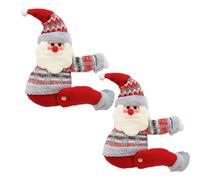 YUEKOPOU Accessoires pour Cheveux de Noël, Pinces à Rideaux Christmas Character Curtain Buckle Multiple Styles(Elderly)