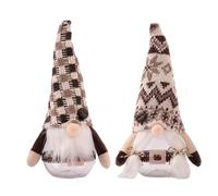 YUEKOPOU Accessoires pour Cheveux de Noël, Pinces à Rideaux Christmas Felt GNOME Angel Reindeer Ornaments Multicolor 8.26 inches Pack of 1 2 3 5 6(2pcs)