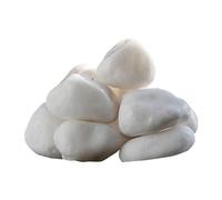 YUEKOPOU Cailloux, Pierres décoratives Naturelles, White Gravels, Irregular Shaped Natural Rock Pebbles, DIY Polished Rocks for Potted Plant,Bonsai,Vase Fillers, Fish Tank, Aquarium Gravel Rocks,C(E)