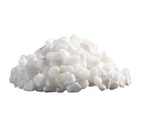YUEKOPOU Cailloux, Pierres décoratives Naturelles, White Gravels, Irregular Shaped Natural Rock Pebbles, DIY Polished Rocks for Potted Plant,Bonsai,Vase Fillers, Fish Tank, Aquarium Gravel Rocks,C(B)
