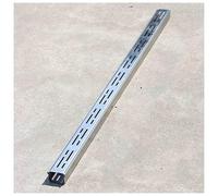 YUEKOPOU Drain de canal mince en acier inoxydable Durable, gouttière d'égout avec grille for intérieur et extérieur, idéal for balcon et terrasse(L-2m,7x5cm(2 3/4"x2"))