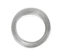 YUEKOPOU Fil d'acier inoxydable 304, fil flexible résistant à la rouille for l'artisanat de bricolage, la sculpture, la fabrication de bijoux,(0.7 mm - 32 ft)
