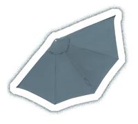 YUEKOPOU Housse de Remplacement for Parasol de terrasse Demi-Ronde | Protection UV, imperméable, lavable for utilisation de cadre de parasol de jardin de patio de table extérieure(Gray)