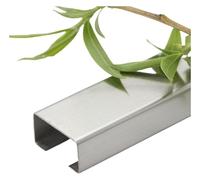 YUEKOPOU Kit de goulotte de câble for conduit de fil ouvert, coin autocollant et cache-fil de haut-parleur de 1 m de longueur,(Matte Silver,60 * 30mm)