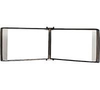 YUEKOPOU Porte-documents mural A4 multicolore(Black)