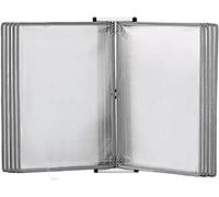 YUEKOPOU Présentoir mural for catalogue A4, 5 pochettes, à rabat, multicolore(Grey)