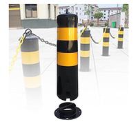 YUEKOPOU Removable Traffic Bollard Posts, Portable Security Barriers for Driveway Parking Safety, Heavy Duty Vehicle Stoppers for Residential, Commercial Property Access Control(55cm)