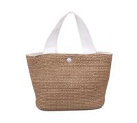 YUEKOPOU Sac à bandoulière Fourre-tout en paille, Shoulder Bags Net Red Seaside Summer Beach Vacation Fashion Woven Bag Retro Handbag Straw Bag Female straw bags