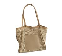 YUEKOPOU Sac à bandoulière Fourre-tout en paille, Shoulder Bags Woven Straw Bag New Summer Hollow Shoulder Beach Bag Mother And Child Commuter Tote Bag straw bags