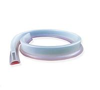 YUEKOPOU Silicone Waterproof Self-Adhesive Shower Door Seal Strip - Bendable Wet Room Floor Seal, Prevents Water Overflow for Bathroom Wet & Dry Separation(Transparent,300 CM)