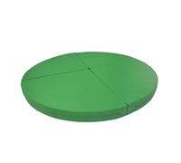 YUEKOPOU Tapis de danse, tapis de danse rond et pliable portable, coussin de sécurité absorbant les chocs for pole dance, entraînement de yoga,(160cm,3cm Thick)