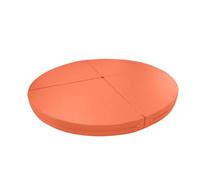 YUEKOPOU Tapis de sécurité d'exercice, tapis de danse pliable portable rond, coussin de sol résistant aux chocs for l'exercice sur poteau,(160cm,10cm Thick)