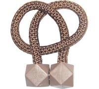 YUEKOPOU Tie-Backs Ajustables, Tie-Backs pour Rideaux Magnetic Ball Curtain Tiebacks Multicolor 46cm(Dark Coffee)