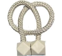 YUEKOPOU Tie-Backs Ajustables, Tie-Backs pour Rideaux Magnetic Ball Curtain Tiebacks Multicolor 46cm(Light Beige)