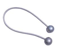 YUEKOPOU Tie-Backs Ajustables, Tie-Backs pour Rideaux Magnetic Wood Ball Buckle Clips Curtain Tiebacks Pack of 4 Multicolor 50cm(Grey)