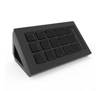 YUEKOPOU Tragbare Tastatur, drahtlose Konnektivität, ergono Innovative Design of for Stream Deck Keyboard Featuring 15 Customizable LCD Buttons for Ease of Use(White)
