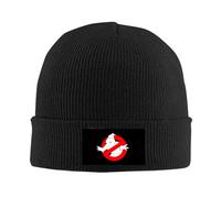 YUELEKANG Cool Ghostbusters Logo 2016 Movie Beanie Hat Snapback Men and Women Winter Cap Black