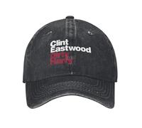 YUELEKANG Dirty Harry Clint Quotes Clint East Movie Adjustable Washed Soft Cotton Unisex Mens Cap