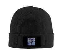 YUELEKANG George Strait 50 Number Ones Beanie Hat Men and Women Winter Cap
