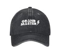 YUELEKANG Grandmaster Flash Summer Vintage Denim Cap Unisex Snapback Trucker Hat