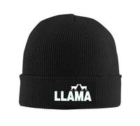 YUELEKANG Happy Llama Twaimz Beanie Knitted Hats