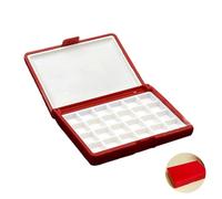 YUELER Boîte de rangement portable pour peinture aquarelle, 12 puits, 24 emplacements pour aquarelle, huile, acrylique, gouaches