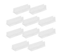 Yuemeuy Attaches Pour Bandes LED | Support de Montage Mural Adhésif | 10 Pièces Supports Adhésifs Transparents Étanches Pour Intérieur Extérieur Cuisine Noël