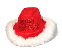 Yuemeuy Chapeaux pour Chien - Couvre-Chef Adjustable en Tissu - Chapeau de Noël pour Chien avec Garniture en Peluche Blanche - pour Chaton Chiot Fête Mariage Hiver Cosplay Action De