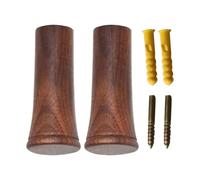 Yuemeuy Crochets En Bois Pour Manteaux - 2 Pièces Porte-Chapeaux Mural avec Cintres à Vêtements | Support De Rangement Robuste - Pour Salon Couloir Sac Écharpe Vêtements Peignoir Serviette Sac À Main