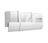 Yuemeuy Déflecteur Pour Climatiseur De Fenêtre, Déflecteur d'Air Pour Climatiseur Fenêtre, Guide de Direction du Vent Ajustable Anti-Souffle Direct pour Lieu de Travail Chambre Salle de Bains