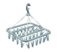 Yuemeuy Etendoir Chaussette | Séchoir À Linge Pliable | Étendoir À Chaussettes avec 32 Pinces À Linge | Sechoir A Linge Rotatif Pliant | Séchoir À Suspendre Intérieur pour Chaussettes, sous-vêtements