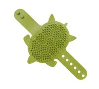 Yuemeuy Lisseur Autogrooming Chat,Accessoire De Toilettage Autonome Pour Animaux - Brosse de Massage d'Angle à Lanière Silicone Imperméable pour Voyage Maison Extérieur