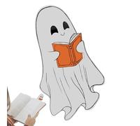 Yuemeuy Marque-pages Halloween - Marque-page En Forme De Fantôme - Étiquettes de Page Transparentes pour Étudiants Écrivains Lecture Romans Décoration Halloween
