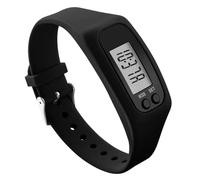 Yuemeuy Montre Podomètre,Moniteur Léger avec Affichage LCD | Montre avec Compteur de Calories et Podomètre de Pas,pour Hommes Femmes Seniors Voyage Trajets W nd Marche Jogging Randonnée Parc