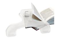 Yuemeuy Pinces à Livre pour la Lecture - Pince Porte-Livre Transparente pour Maintenir les Pages | Aide Multifonctionnelle pour Emballages Alimentaires, Feuilles d'Examen, Documents, Utilisation à