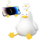 Yuemeuy Veilleuse Canard | 3 Niveaux Fleur Canard Silicone Mignonne Lampe Rechargeable | Veilleuse Mignonne | Pour chambre, chevet, bureau, couloir, toilettes, table de nuit, bureaux, maison