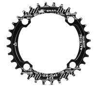 YUEMING Anneau de Chaîne de Vélo, Plateau 104 BCD 32T Anneau de Chaîne Simple Large Étroit en Allige d'Aluminium pour Vélos de Route Cyclisme en Plein Air