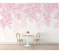 YueMingDi Branches De Fleurs Roses Moderne Maison Papier Peint Canapé Bureau Étude Salon Fond-350Cm×256Cm