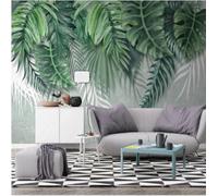 YueMingDi Feuilles Plantes Paysage Maison Fond D’Écran Canapé Étude Salon Bureau Fond-300Cm×210Cm