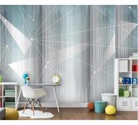 YueMingDi Lignes Minimalistes Paysage Géométrique Maison Fond D’Écran Canapé Bureau Étude Salon Fond-350Cm×256Cm